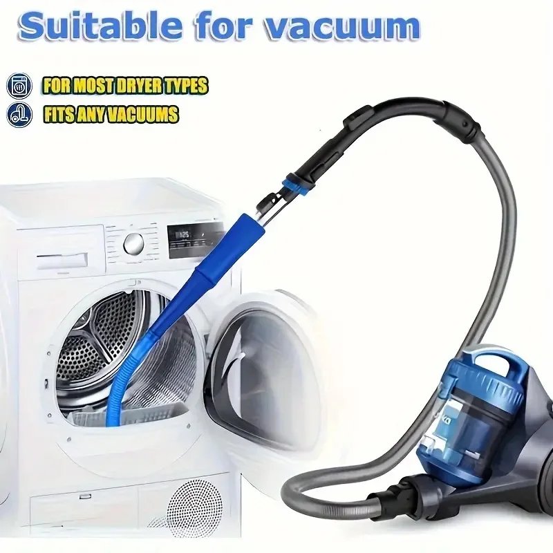 Dryer Vent Cleaner Kit Vacuum Attachment Bendable Dryer Lint Remover With Guide Wire Dryer Lint Screen Cleaning Hose Dryer Vent Cleaner Kit Vacuum Attachment Bendable Dryer Lint Remover With Guide Wire Dryer Lint Screen Cleaning Hose