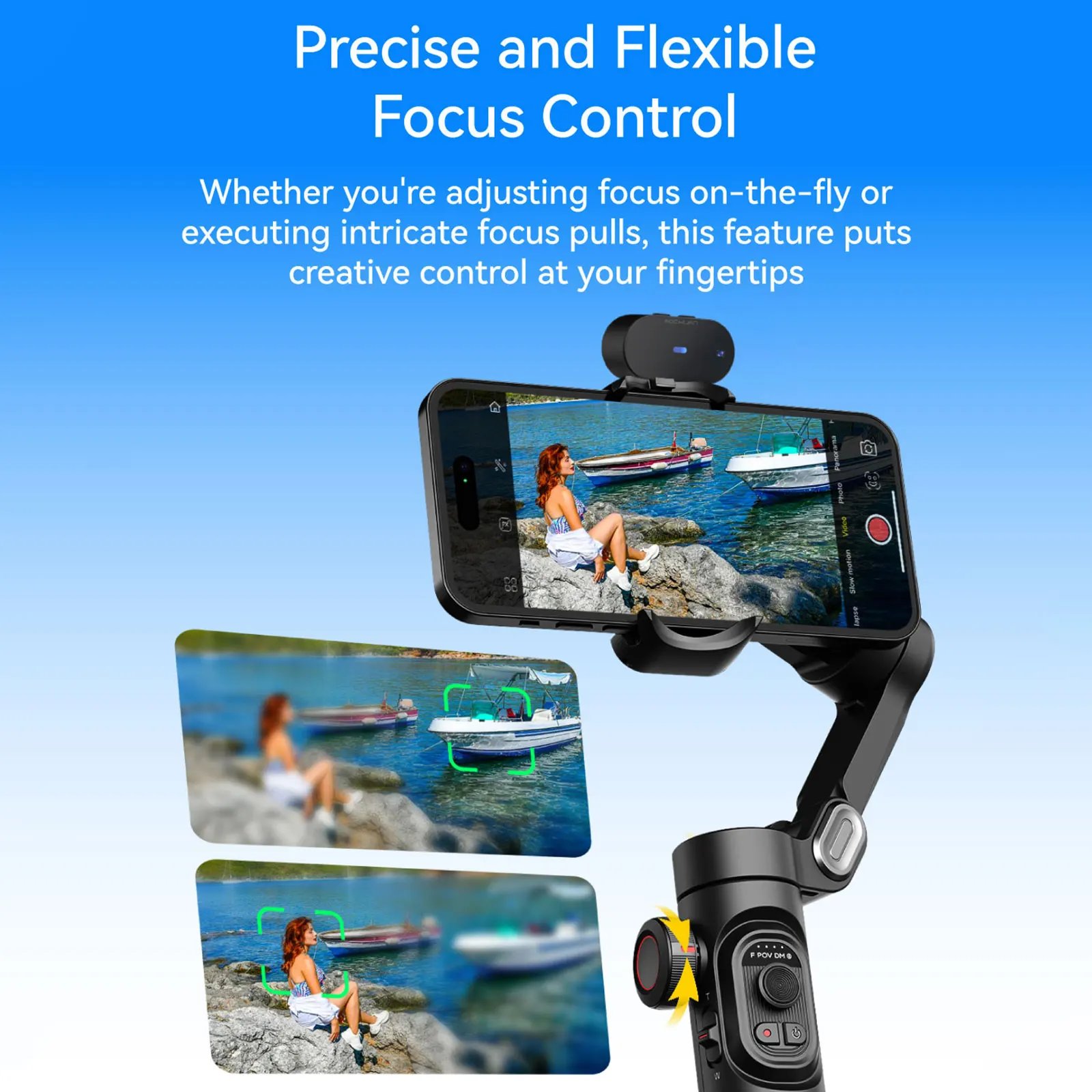 AOCHUAN Smart XE Ai Smartphone estabilizador de cardán de 3 ejes para iPhone y teléfono Android seguimiento facial sin aplicación cardán de mano AOCHUAN Smart XE Ai Smartphone estabilizador de cardán de 3 ejes para iPhone y teléfono Android seguimiento facial sin aplicación cardán de mano