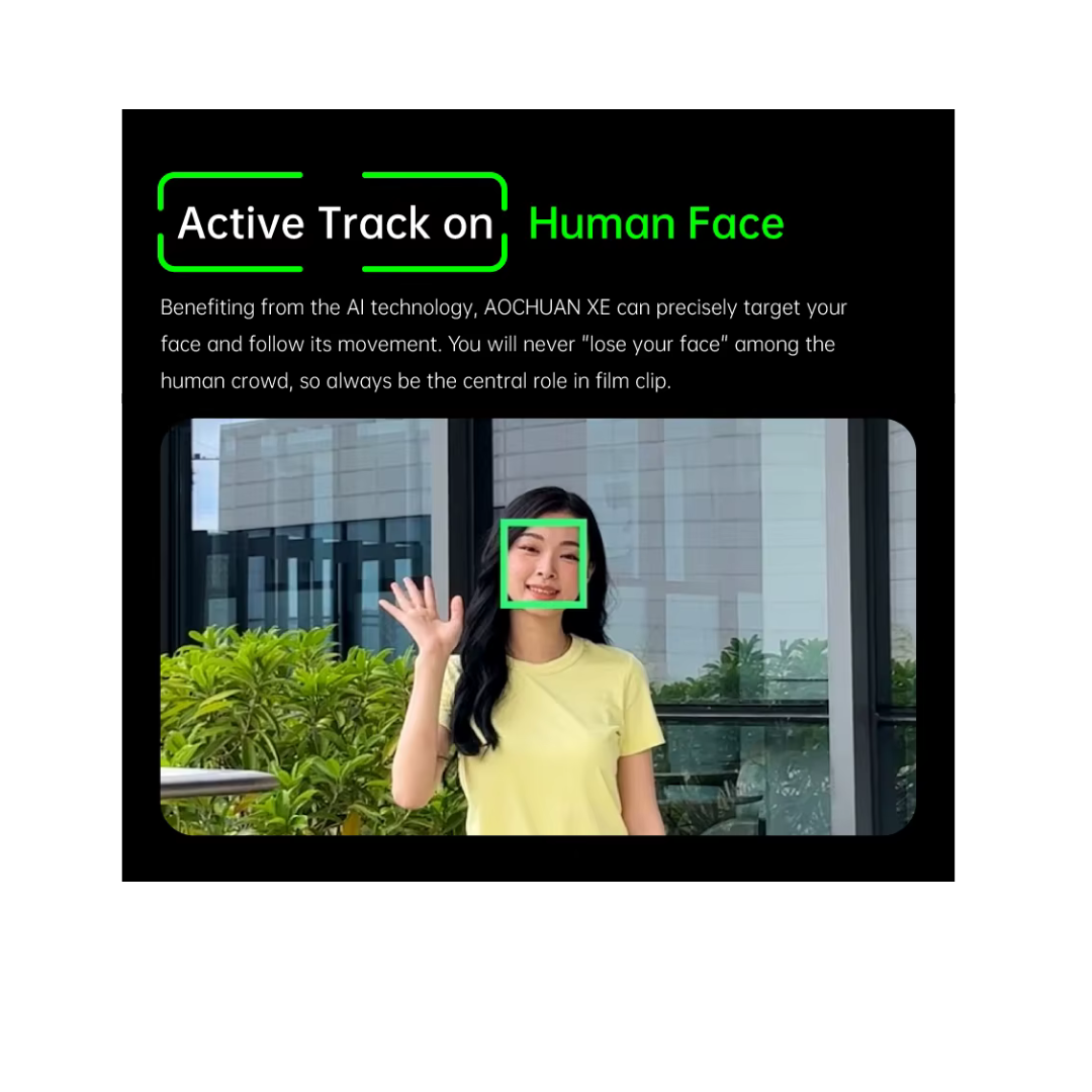 Active Track Human Face